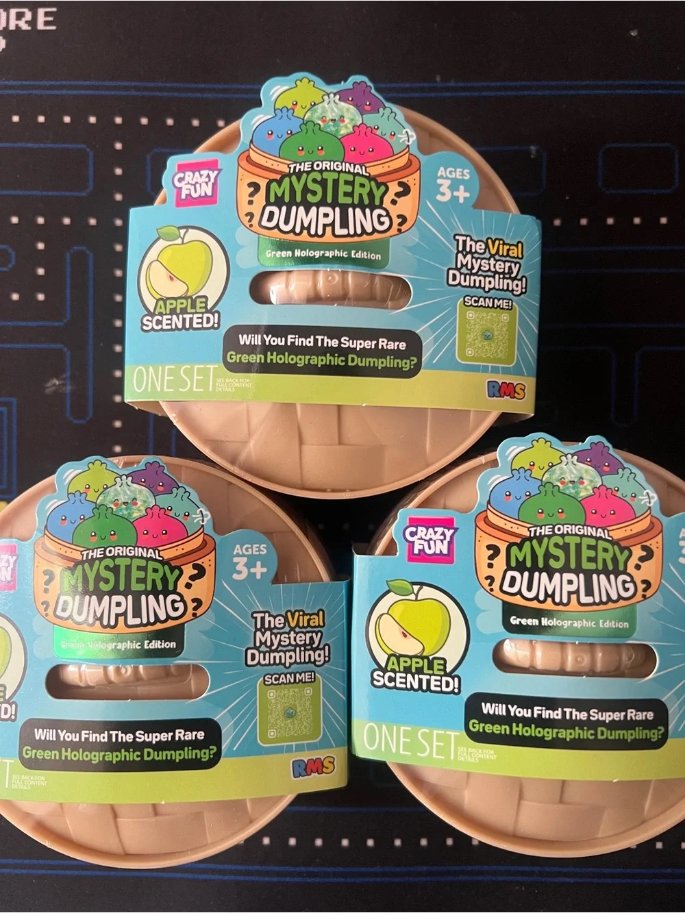 The Original Mystery Dumpling - Apple Scented (Green Holographic Edition) x3